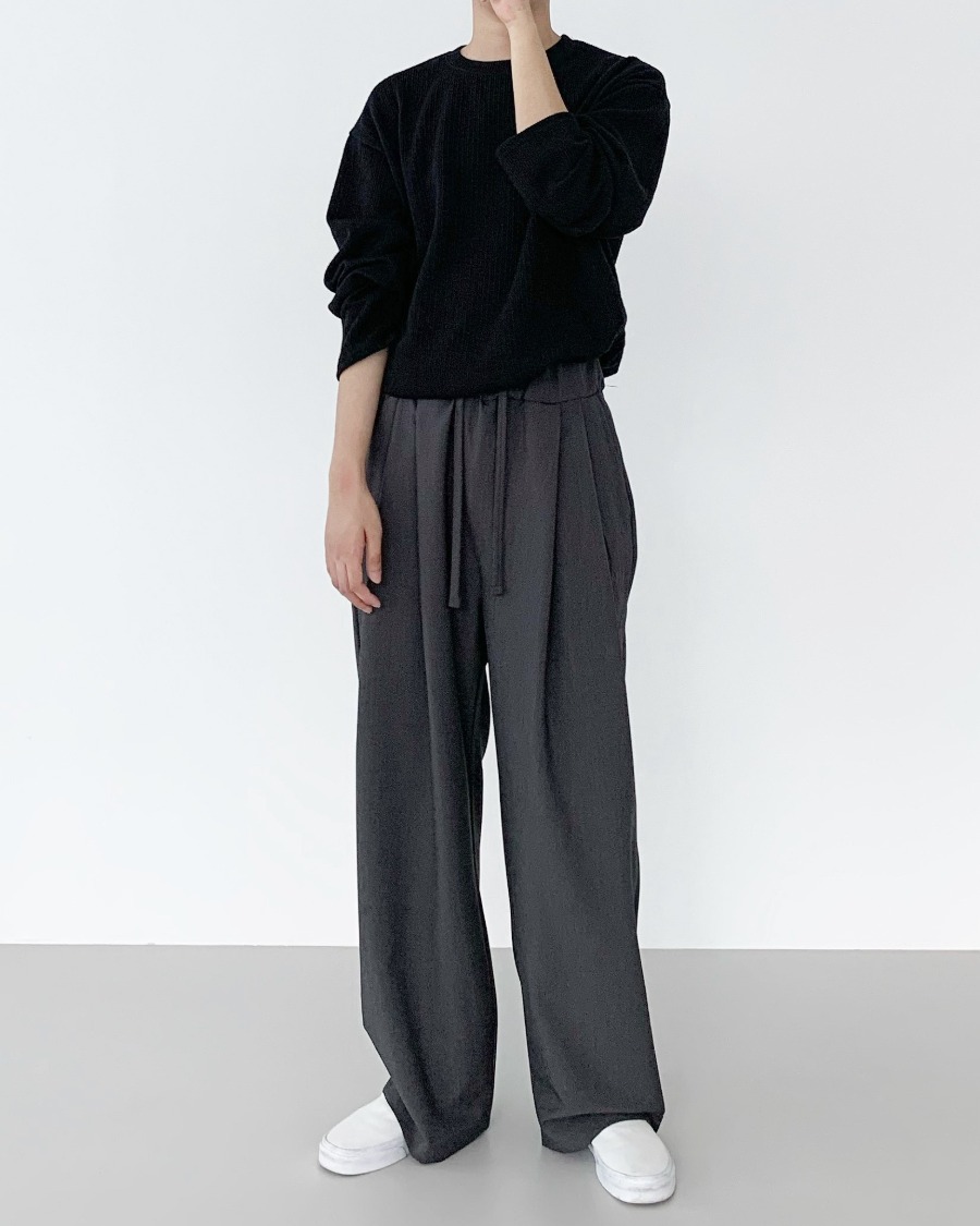 cell banding wide pants (3color) (주문폭주) (당일출고 가능)
