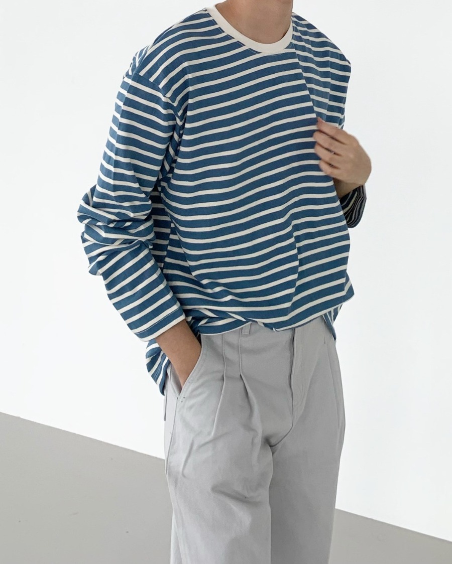 roy stripe t-shirts (5color)