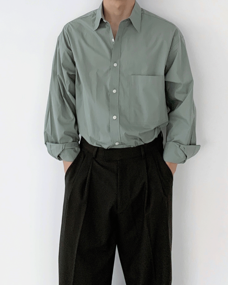 new classic boxy shirt (9color)