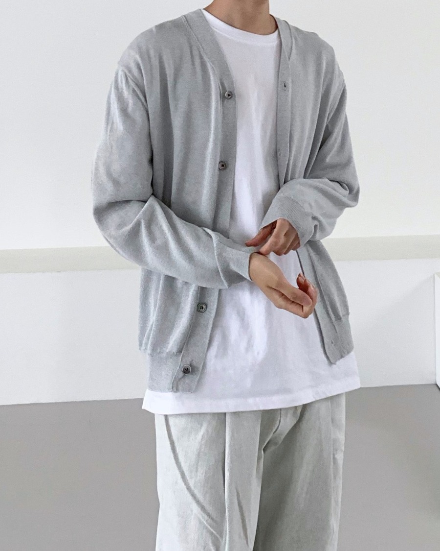 linen cool cardigan (7color)